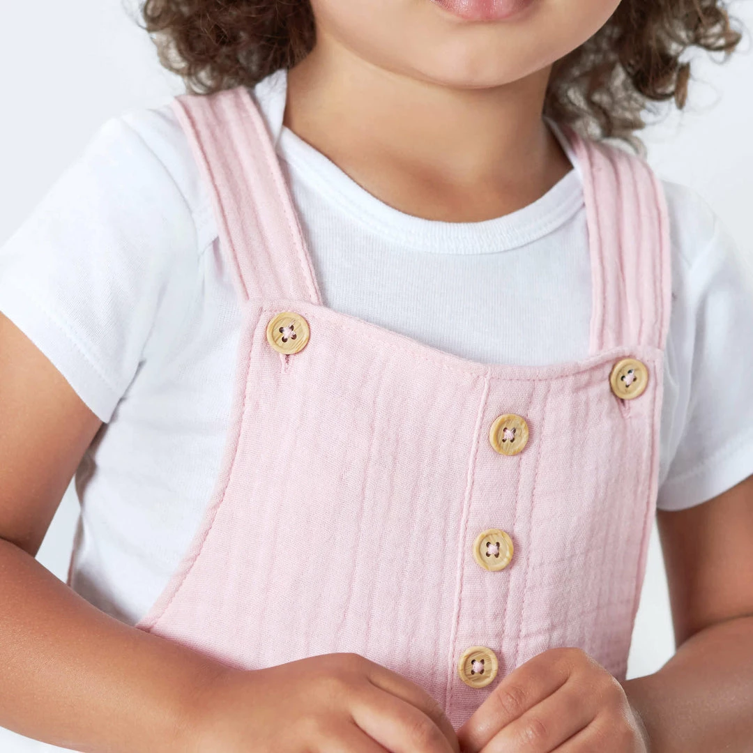 Cheapest 👏 Gerber® Kids Infant & Toddler 👧 Girls Pink Gauze Shortall BabyPreemie - 24M 🧨 3 Gerber® Kids Infant & Toddler Girls Pink Gauze Shortall BabyPreemie - 24M