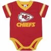 NFL Kansas City Chiefs Baby Boys Bodysuit BabyPreemie - 24M