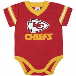 NFL Kansas City Chiefs Baby Boys Bodysuit BabyPreemie - 24M