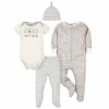 Gerber® Organic 4-Piece Baby Boys Lion Bundled Gift Set