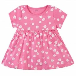 Gerber® See What's New 3-Piece Baby & Toddler Girls Summer Blossom Dress, Diaper Cover & Headband Set