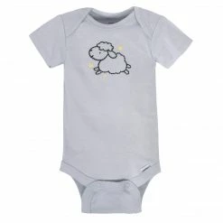 Gerber® 8-pack Baby Neutral Sheep Short Sleeve Onesies® Bodysuits BabyPreemie - 24M