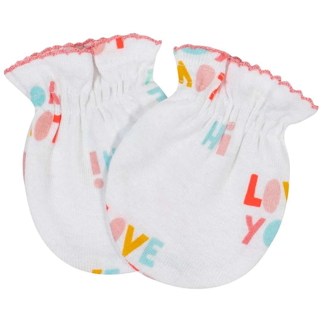 Top 10 🤩 Gerber® BabyPreemie - 24M 8-Pack Baby 👧 Girls Rainbow Organic Mittens 🥰 5 Gerber® BabyPreemie - 24M 8-Pack Baby Girls Rainbow Organic Mittens