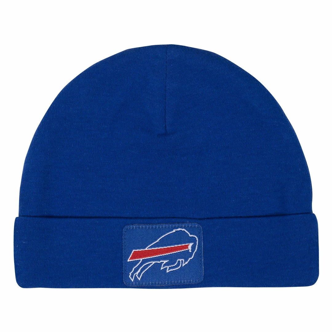 Best Sale ⭐ NFL Buffalo Bills 3-Piece Baby Boys Bodysuit, Pant, And Cap Set BabyPreemie - 24M 🎉 4 NFL Buffalo Bills 3-Piece Baby Boys Bodysuit, Pant, And Cap Set BabyPreemie - 24M