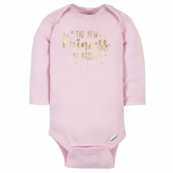 Outlet 🌟 Gerber® BabyPreemie - 24M 6-Pack Baby 👧 Girls Princess Long Sleeve Onesies® Bodysuits 👍 11 Gerber® BabyPreemie - 24M 6-Pack Baby Girls Princess Long Sleeve Onesies® Bodysuits