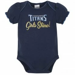 Top 10 ๐ NFL Tennessee Titans Baby ๐ง Girls Short Sleeve Bodysuits BabyPreemie - 24M ๐ 7 NFL Tennessee Titans Baby Girls Short Sleeve Bodysuits BabyPreemie - 24M