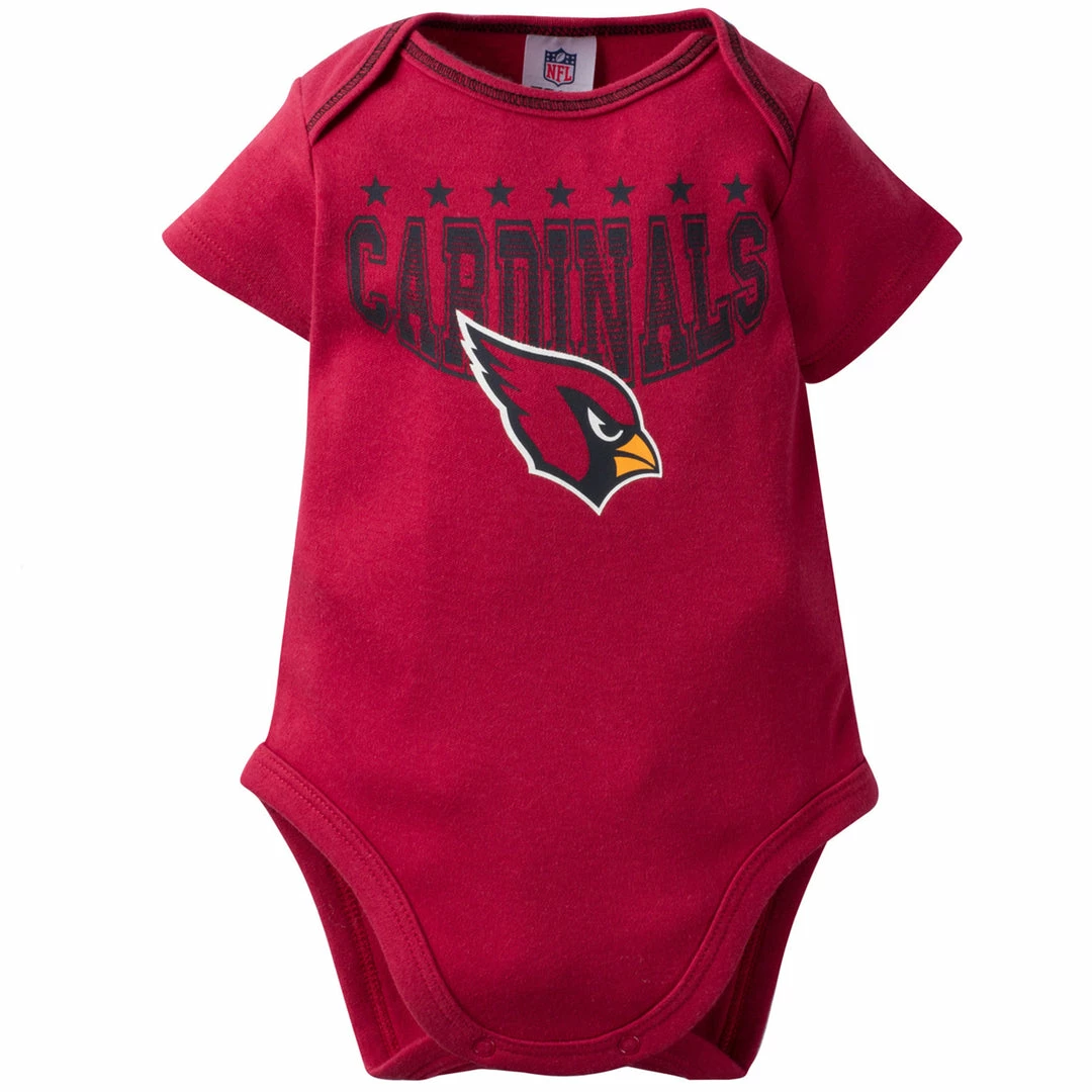 Cheap 🤩 NFL Cardinals 3-Pack Infant Short Sleeve Bodysuits ⌛ 4 NFL Cardinals 3-Pack Infant Short Sleeve Bodysuits