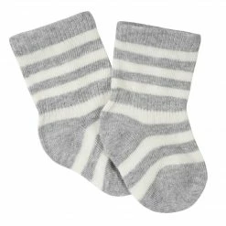 Gerber® 6-Pack Baby Boys Bear Wiggle Proof® Jersey Crew Socks