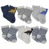 Gerber® 6-Pack Baby Boys Dino Wiggle Proof® Socks BabyPreemie - 24M