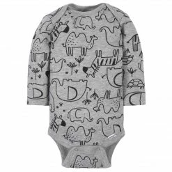 Wholesale 🥰 Gerber® 6-Pack Baby Boys Jungle Long Sleeve Onesies® Bodysuits BabyPreemie - 24M 👍 14 Gerber® 6-Pack Baby Boys Jungle Long Sleeve Onesies® Bodysuits BabyPreemie - 24M