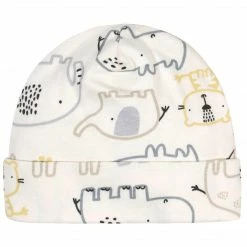 Gerber® 4-Piece Organic Baby Boys Wild Guy Gowns & Caps BabyPreemie - 24M