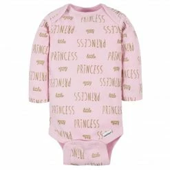 Outlet 🌟 Gerber® BabyPreemie - 24M 6-Pack Baby 👧 Girls Princess Long Sleeve Onesies® Bodysuits 👍 13 Gerber® BabyPreemie - 24M 6-Pack Baby Girls Princess Long Sleeve Onesies® Bodysuits