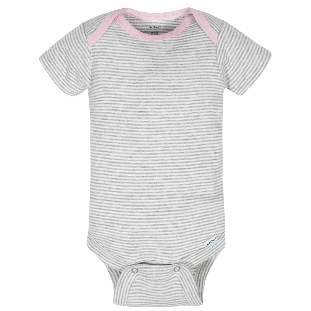 Coupon 🎁 Gerber® 8-Pack Baby 👧 Girls Princess Short Sleeve Onesies® Bodysuits BabyPreemie - 24M ⌛ 6 Gerber® 8-Pack Baby Girls Princess Short Sleeve Onesies® Bodysuits BabyPreemie - 24M