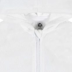 Gerber® See What's New Baby & Toddler Girls White Zipper Hoodie Terry Coverup