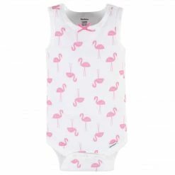 Gerber® See What's New 4-Pack Baby Girls Summer Blossom Tank Onesies® Bodysuits