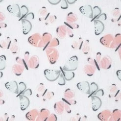 Gerber® 5-Pack Baby Girls Butterfly Flannel Receiving Blankets BabyPreemie - 24M