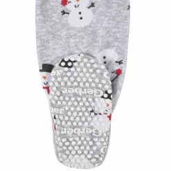 Gerber® 2-Pack Baby Neutral Bear & Snowman Snug Fit Footed Cotton Pajamas BabyPreemie - 24M