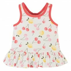 Gerber® 2-Piece Baby Girls Cherry Kisses Sleeveless Tunic & Legging Set See What's New