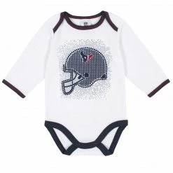 NFL Houston Texans 3-Piece Baby Boys Bodysuit, Pant, And Cap Set