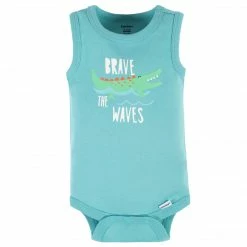 Gerber® See What's New 4-Pack Baby Boys Later Gator Tank Onesies® Bodysuits