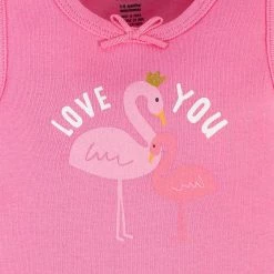 Gerber® See What's New 4-Pack Baby Girls Summer Blossom Tank Onesies® Bodysuits