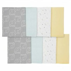 Gerber® 8-Pack Baby Neutral Animals Burp Cloths BabyPreemie - 24M