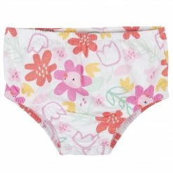 Gerber Childrenswear 3-Piece Baby & Toddler Girls Garden Dress, Diaper Cover & Sun Hat Set