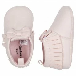 Outlet 😀 Gerber® BabyPreemie - 24M Baby 👧 Girls Pink Fringe Faux Suede 👟 Shoes 😍 8 Gerber® BabyPreemie - 24M Baby Girls Pink Fringe Faux Suede Shoes