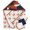 Gerber® 4-Piece Boys Fox Hooded Towel & Washcloth Set