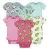 Gerber® BabyPreemie - 24M 6-Pack Baby Breakfast & Pink Avocados Onesies® Bodysuits