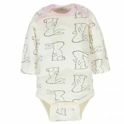Gerber® BabyPreemie - 24M 6-Pack Baby Girls Bunny Long Sleeve Onesies® Bodysuits