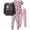 Gerber® 4-Piece Infant & Toddler Girls Bunny Snug Fit Cotton Pajamas