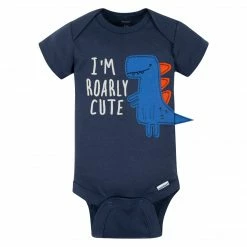 Gerber® 5-Pack Baby Boys Dino Short Sleeve Onesies® Bodysuits BabyPreemie - 24M