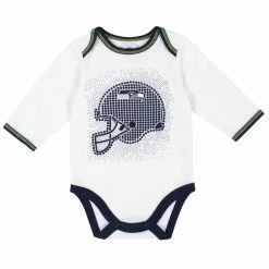 NFL Seattle Seahawks 3-Piece Baby Boys Bodysuit, Pant, And Cap Set BabyPreemie - 24M