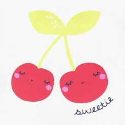 Gerber® BabyPreemie - 24M 2-Piece Baby & Toddler Girls Cherry Kisses Swim Bottom & Rash Guard Set