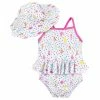 Gerber® 2-Piece Girls Frozen Treats Swimsuit & Hat Bundle