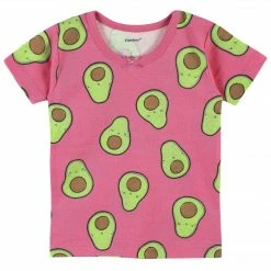 Gerber® 4-Piece Baby & Toddler Pink Avocado Snug Fit Cotton Pajamas BabyPreemie - 24M
