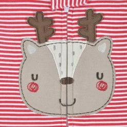 Wholesale 👏 Gerber® 2-Piece Baby Neutral Reindeer Face Sleep 'n Play & Hat BabyPreemie - 24M 💯 7 Gerber® 2-Piece Baby Neutral Reindeer Face Sleep 'n Play & Hat BabyPreemie - 24M