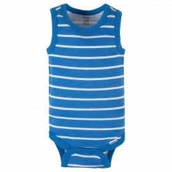 Gerber® See What's New 4-Pack Baby Boys Shark Zone Tank Onesies® Bodysuits