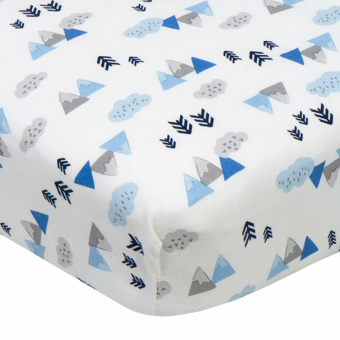 Top 10 🤩 Gerber® Boys Mountains Fitted Crib Sheet Toddler Boy 👍 1 Gerber® Boys Mountains Fitted Crib Sheet Toddler Boy