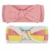 Gerber® 2-Pack Baby Girls Rainbow Headbands