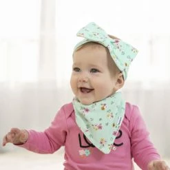 Gerber® 4-Pack Baby Girls Fox Bandana Bibs BabyPreemie - 24M