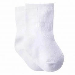 Gerber® 8-pack White Jersey Wiggle Proof® Crew Sock BabyPreemie - 24M