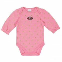 NFL BabyPreemie - 24M San Francisco 49ers Baby Girls Long Sleeve Bodysuits