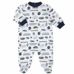 Flash Sale ๐ NFL Seattle Seahawks 3-Piece Baby Boys Bodysuit, Sleep 'N Play, And Cap Set BabyPreemie - 24M ๐ 7 NFL Seattle Seahawks 3-Piece Baby Boys Bodysuit, Sleep 'N Play, And Cap Set BabyPreemie - 24M