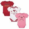 NFL Tampa Bay Buccaneers Baby Girls Short Sleeve Bodysuits