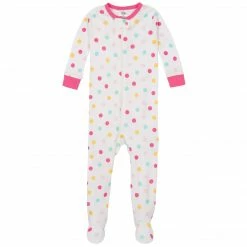 Gerber® 2-Pack Baby & Toddler Girls Cats Snug Fit Footed Cotton Pajamas BabyPreemie - 24M