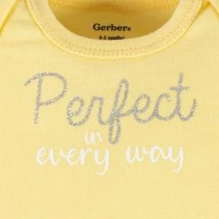 Gerber® 3-Piece Baby Girls Purrfectly Wild Short Sleeve Onesies® Bodysuits & Pants Set