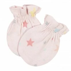 Gerber® BabyPreemie - 24M 3-Pack Baby Girls Rainbow No Scratch Mittens