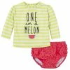Gerber® 2-Piece Baby & Toddler Girls Watermelon Swim Bottom & Rash Guard Set BabyPreemie - 24M